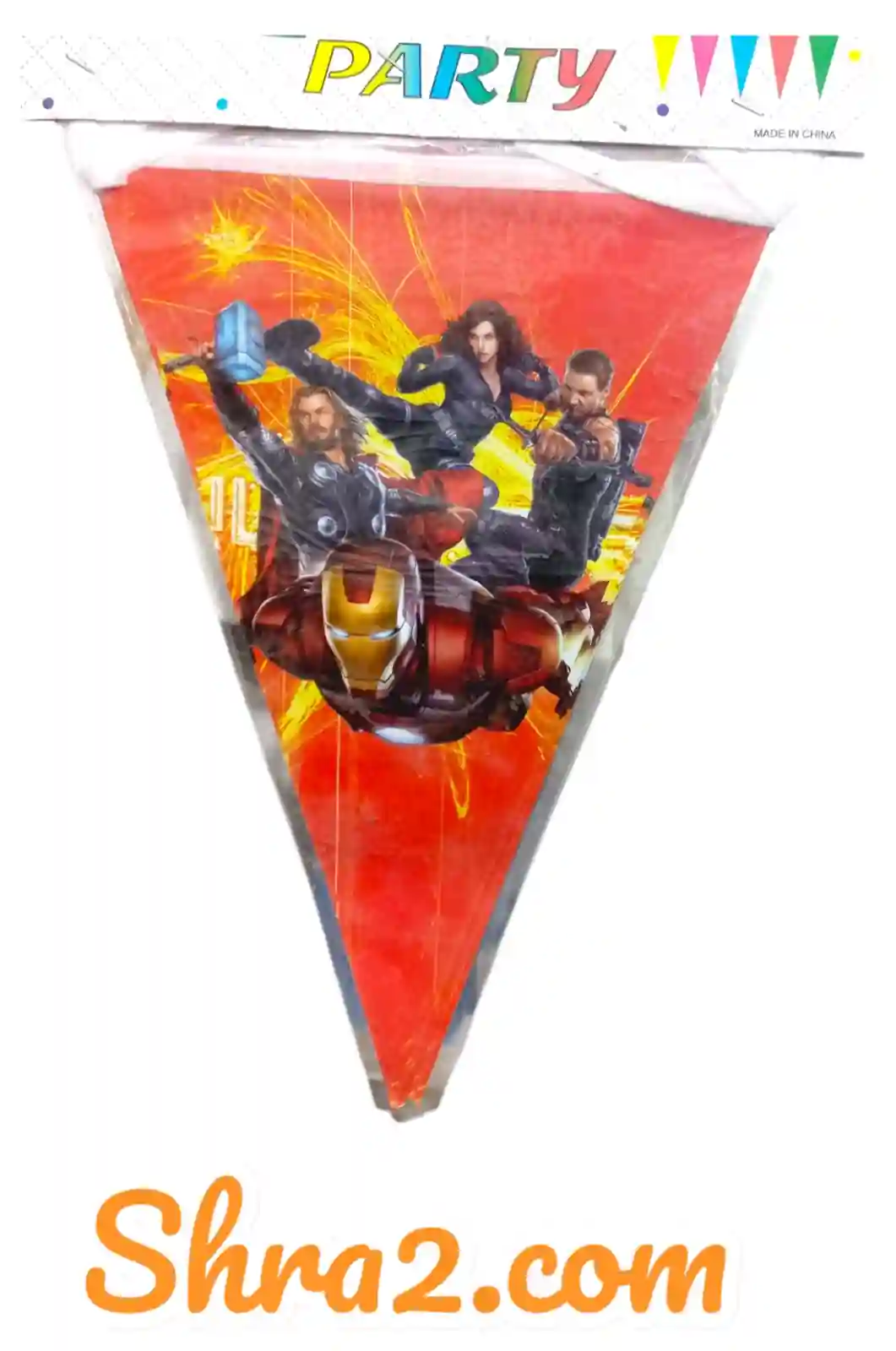 بانر زينه ورق كرتون شكل شخصيات افينجرز 3متر